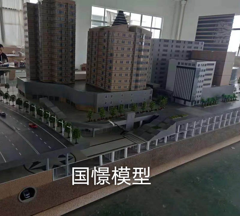 桦甸市建筑模型